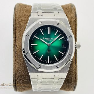 Audemars Piguet Royal OakJumbo Extra-Thin 16202 Gradient Green Dial 39mm super clone watch front view
