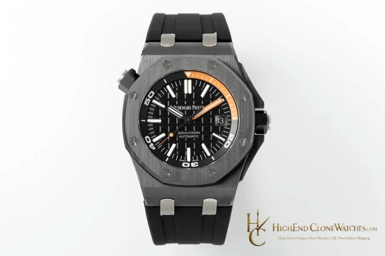 Audemars Piguet Royal Oak Offshore 15707 Black Dial super clone watch front view
