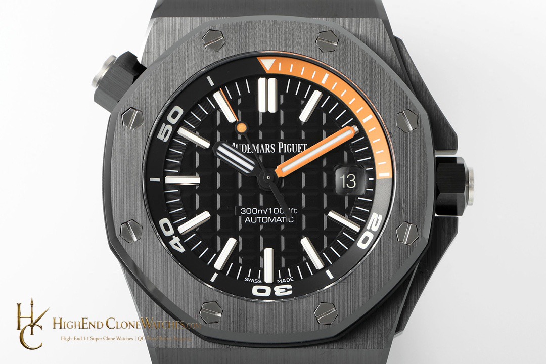 Audemars Piguet Royal Oak Offshore 15707 Black Dial super clone watch dial detail