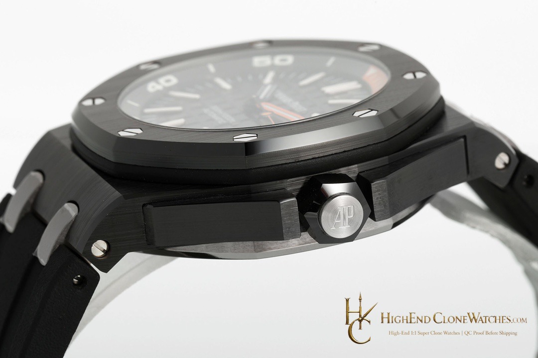Audemars Piguet Royal Oak Offshore 15707 Black Dial super clone watch clasp detail
