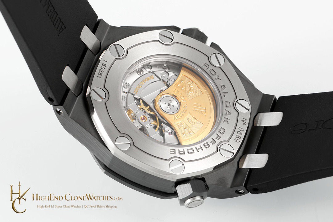 Audemars Piguet Royal Oak Offshore 15707 Black Dial super clone watch angled view