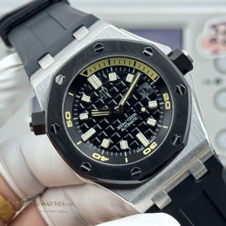 Audemars Piguet Royal Oak Offshore 15720 Black Dial super clone watch dial detail