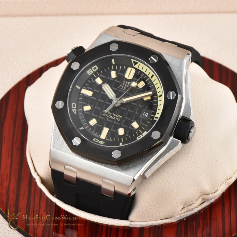 Audemars Piguet Royal Oak Offshore 15720 black dial rubber strap super clone watch