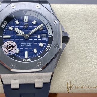Audemars Piguet Royal Oak Offshore 15720 Blue Dial super clone watch front view