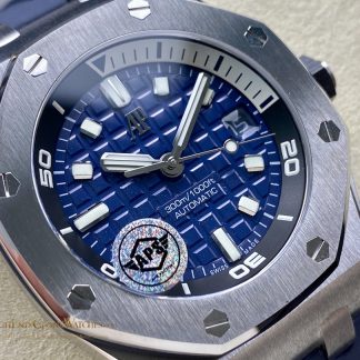 Audemars Piguet Royal Oak Offshore 15720 Blue Dial super clone watch dial detail