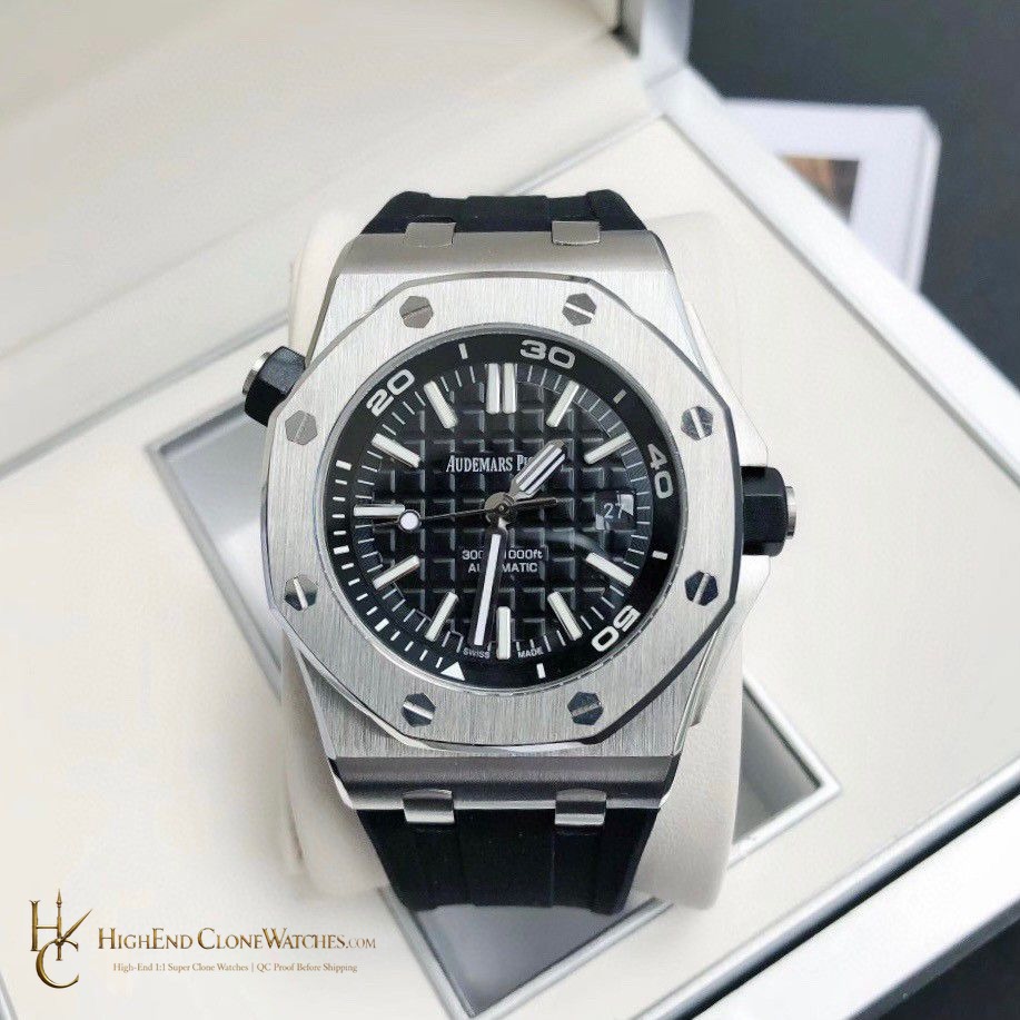 Audemars Piguet Royal Oak Offshore 15720 Grey Dial super clone watch front view