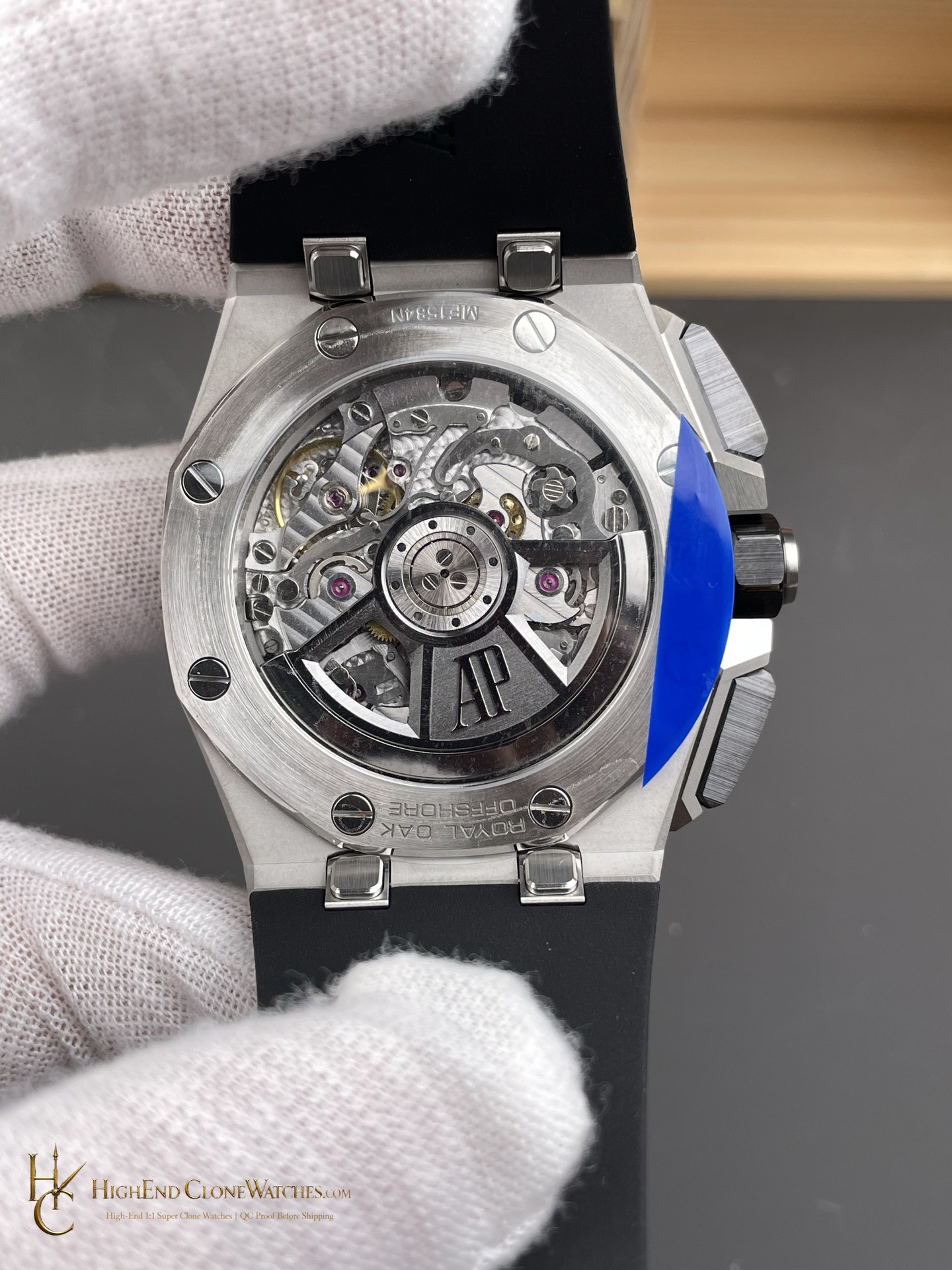 Audemars Piguet Royal Oak Offshore Black Dial 26420 Selfwinding Chronograph super clone watch bracelet or strap fit