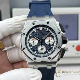 Audemars Piguet Royal Oak Offshore Blue Dial 26420 Selfwinding Chronograph super clone watch front view