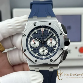 Audemars Piguet Royal Oak Offshore Blue Dial 26420 Selfwinding Chronograph super clone watch front view