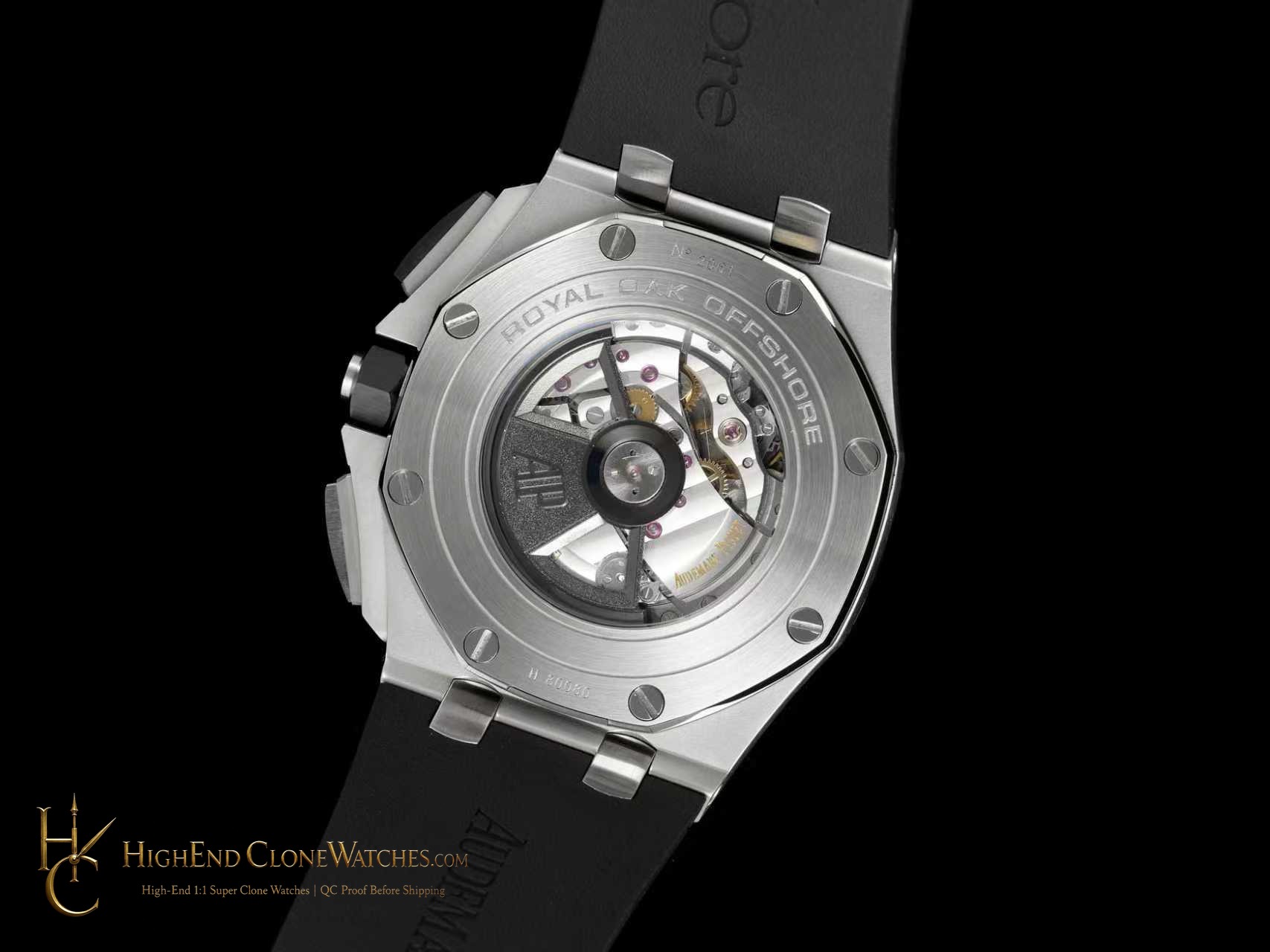 Audemars Piguet Royal Oak Offshore Chronograph 26400SO 44mm super clone watch wrist shot