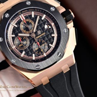 Audemars Piguet Royal Oak Offshore Chronograph 26401RO 44mm super clone watch dial detail