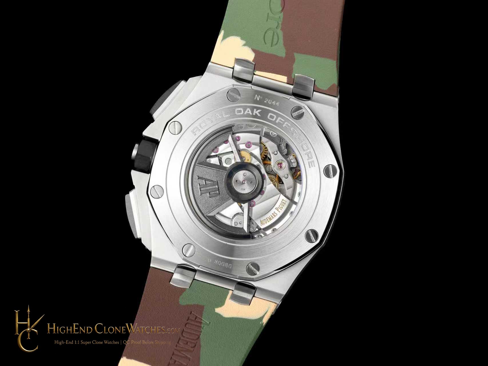 Audemars Piguet Royal Oak Offshore Chronograph Champagne Dial 26400SO 44mm super clone watch wrist shot