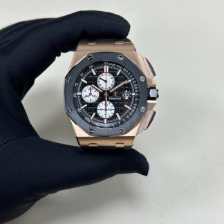 Audemars Piguet Royal Oak Offshore Chronograph Rose Gold 26400RO 44mm super clone watch front view