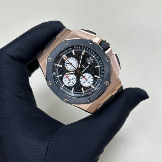 Audemars Piguet Royal Oak Offshore Chronograph Rose Gold 26400RO 44mm super clone watch dial detail