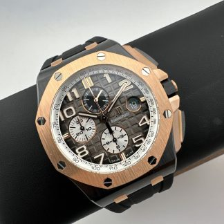 Audemars Piguet Royal Oak Offshore Chronograph Rose Gold 26405NR 44mm super clone watch dial detail