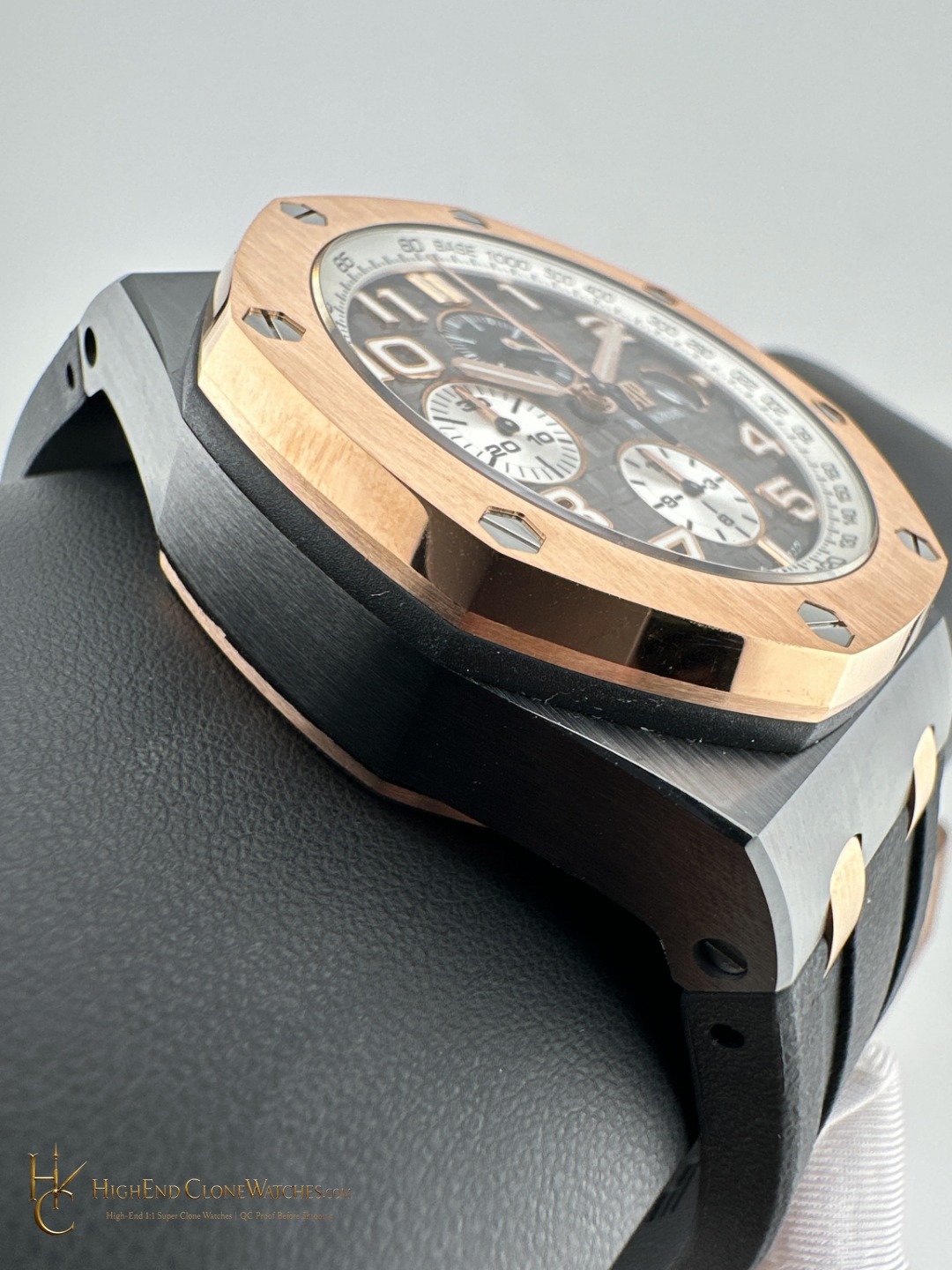 Audemars Piguet Royal Oak Offshore Chronograph Rose Gold 26405NR 44mm super clone watch clasp detail