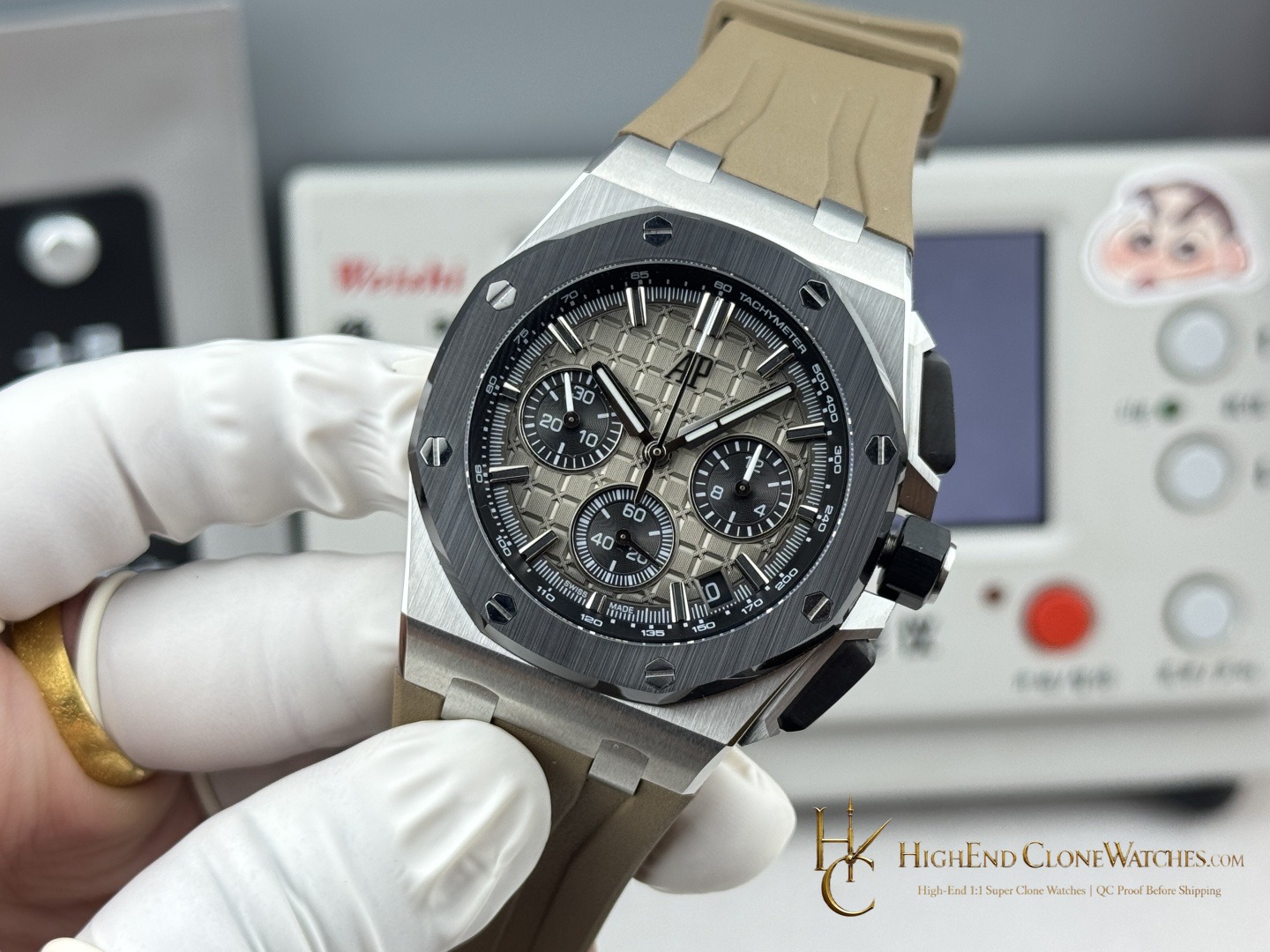 Audemars Piguet Royal Oak Offshore Dial 26420 Selfwinding Chronograph super clone watch front view