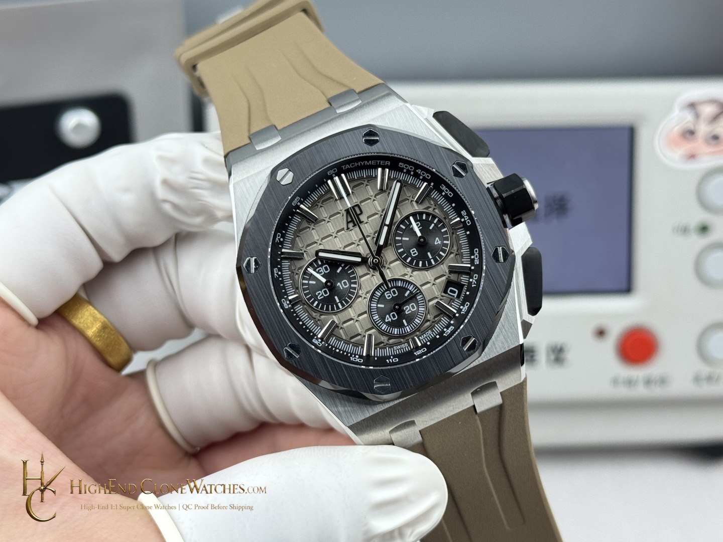 Audemars Piguet Royal Oak Offshore Dial 26420 Selfwinding Chronograph super clone watch dial detail