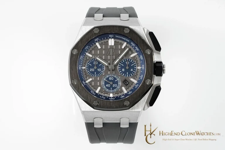 Audemars Piguet Royal Oak Offshore Grey Dial 26420 Selfwinding Chronograph super clone watch front view