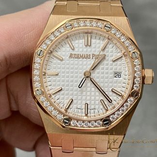 Audemars Piguet Royal Oak Selfwinding 77351OR 34mm super clone watch front view