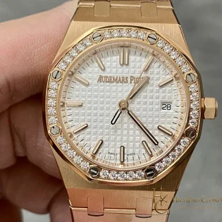 Audemars Piguet Royal Oak Selfwinding 77351OR 34mm super clone watch front view