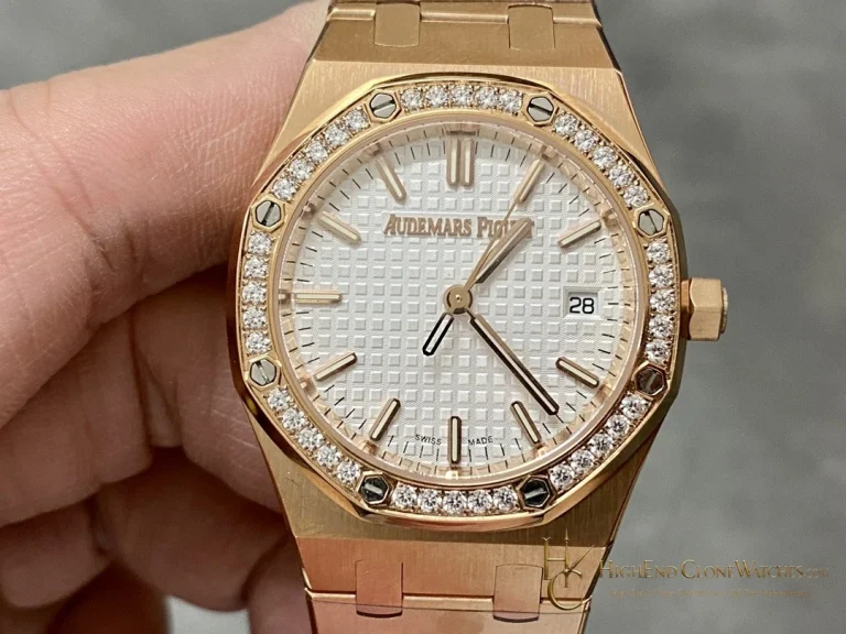 Audemars Piguet Royal Oak Selfwinding 77351OR 34mm super clone watch front view