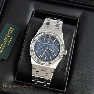 Audemars Piguet Royal Oak Selfwinding 77351ST 34mm super clone watch front view