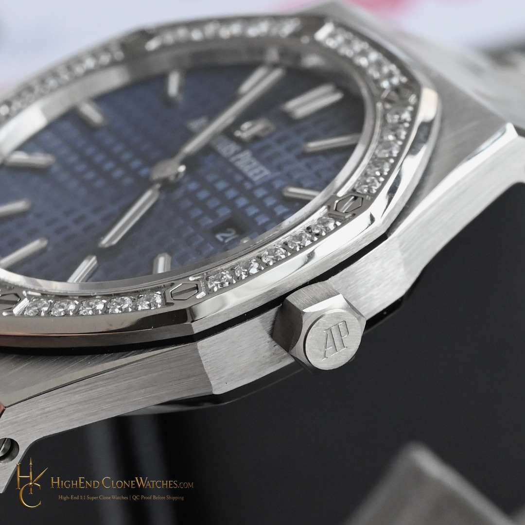 Audemars Piguet Royal Oak Selfwinding 77351ST 34mm super clone watch bracelet or strap fit