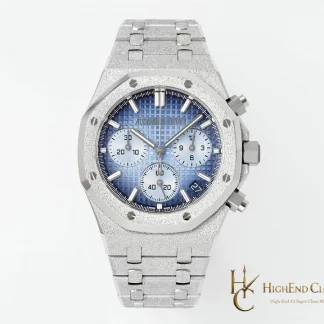 Audemars Piguet Royal Oak Smoky Blue Dial 26240BA Selfwinding Chronograph super clone watch front view