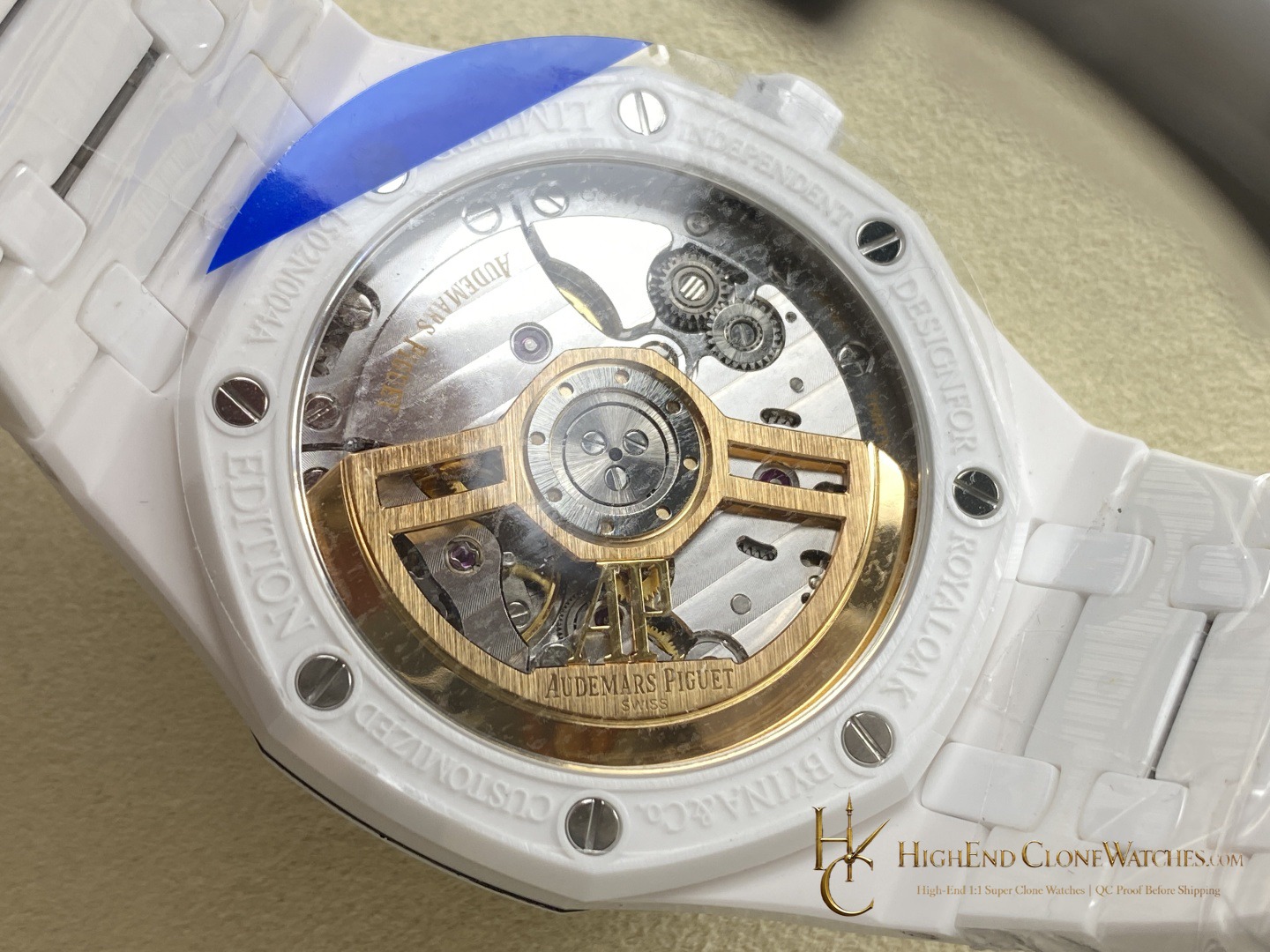 Audemars Piguet Royal Oak buckle or clasp detail super clone watch