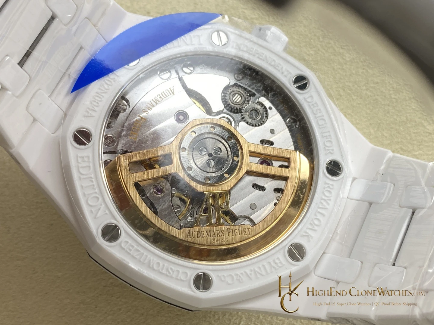 Audemars Piguet Royal Oak buckle or clasp detail super clone watch