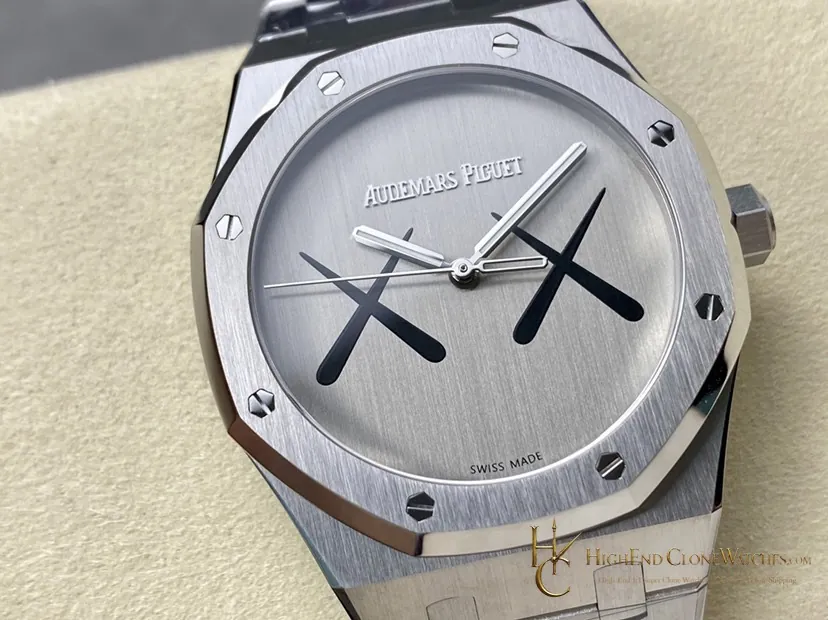 Audemars Piguet Royal Oak x Kaws Silver XX Dial 41mm super clone watch dial detail