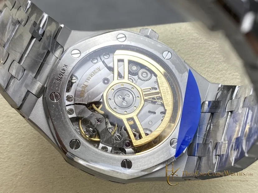 Audemars Piguet Royal Oak x Kaws Silver XX Dial 41mm super clone watch caseback detail