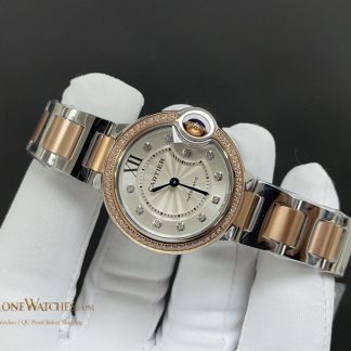 Cartier Ballon Bleu de Cartier W3BB0023 angled dial view super clone watch
