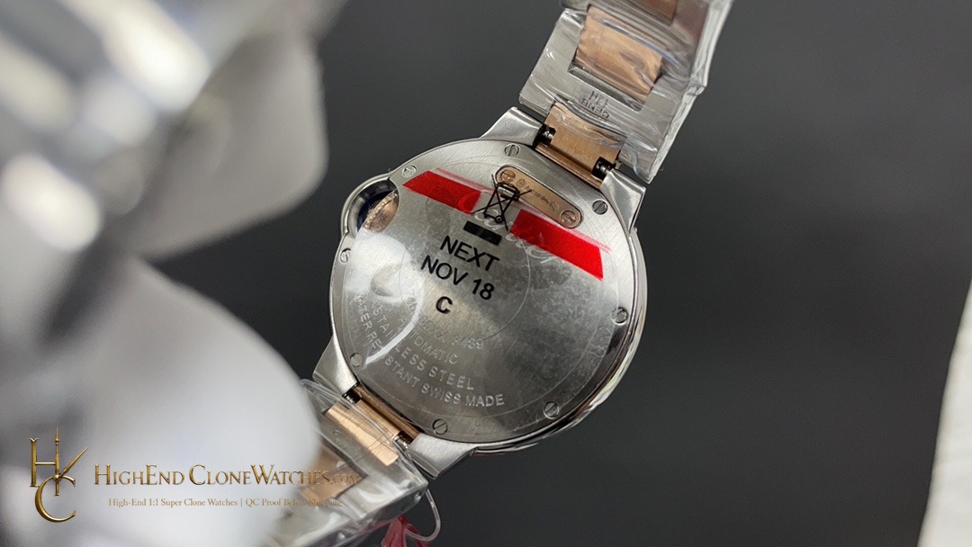 Cartier Ballon Bleu de Cartier W3BB0023 bracelet or strap fit super clone watch