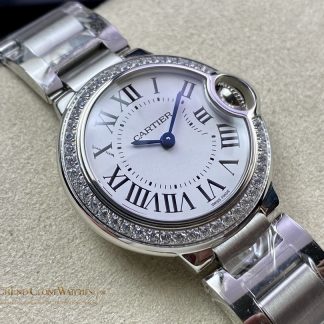 Cartier Ballon Bleu de Cartier W4BB0015 angled dial view super clone watch