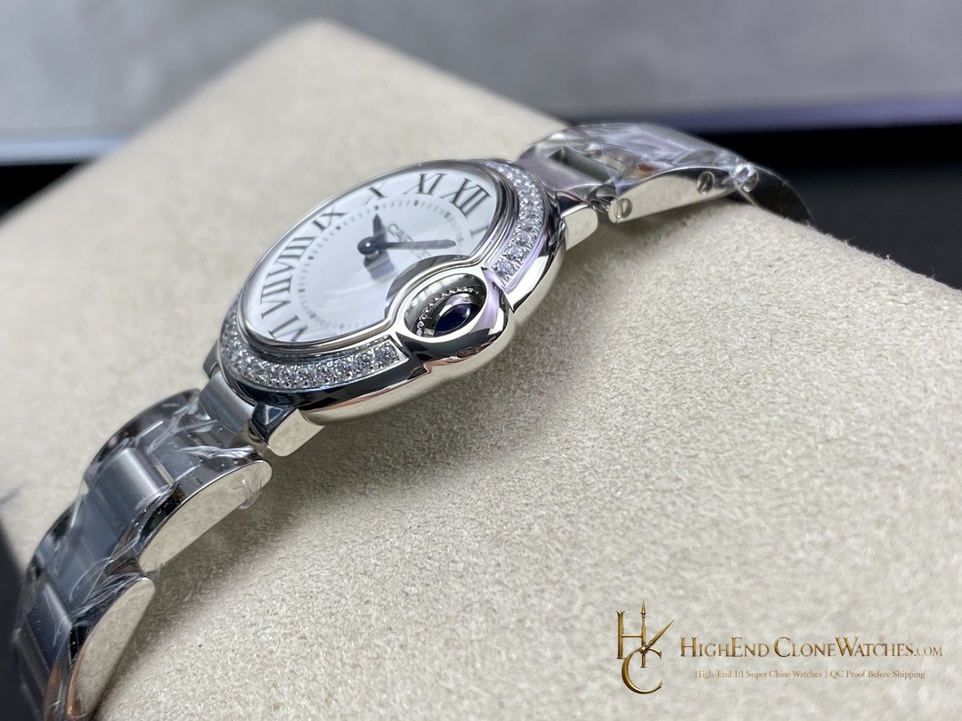 Cartier Ballon Bleu de Cartier W4BB0015 clasp detail super clone watch