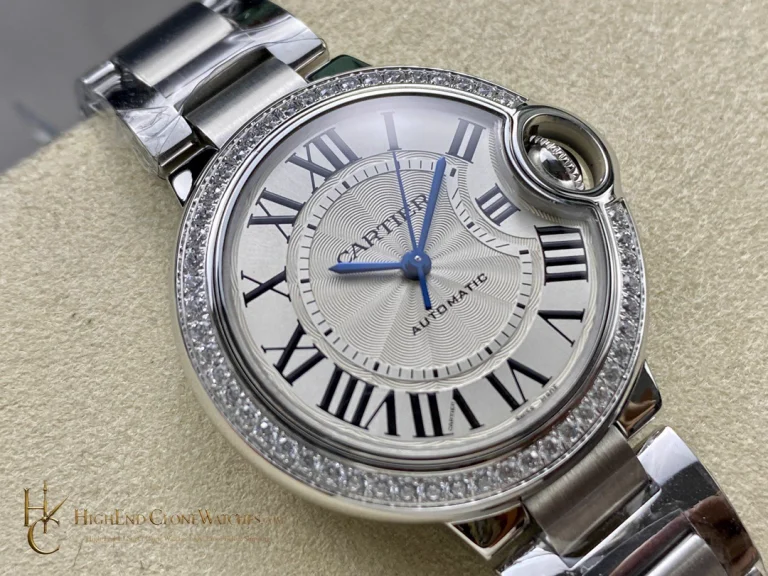 Cartier Ballon Bleu de Cartier W4BB0024 angled dial view super clone watch