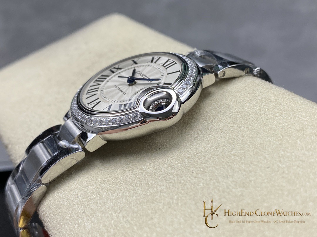 Cartier Ballon Bleu de Cartier W4BB0024 clasp detail super clone watch