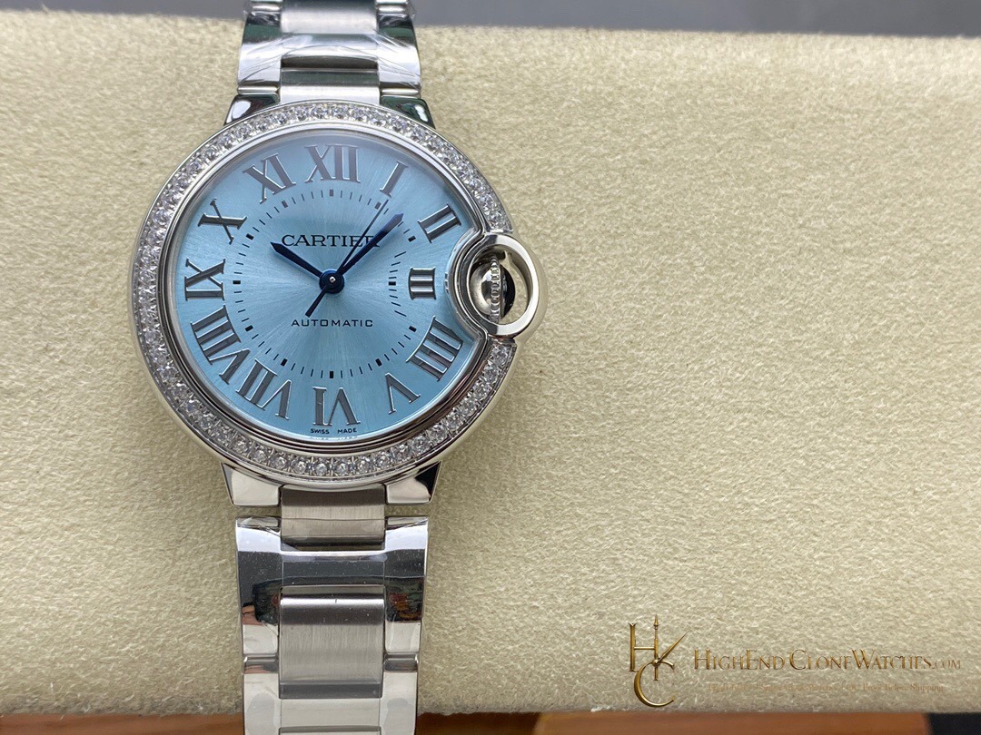 Cartier Ballon Bleu de Cartier W4BB0028 front view super clone watch