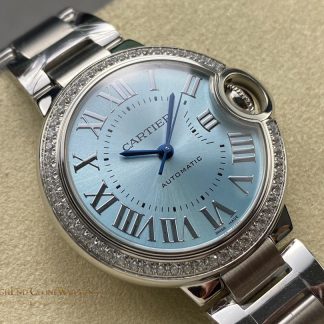 Cartier Ballon Bleu de Cartier W4BB0028 angled dial view super clone watch