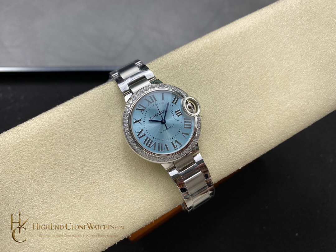 Cartier Ballon Bleu de Cartier W4BB0028 side case profile super clone watch