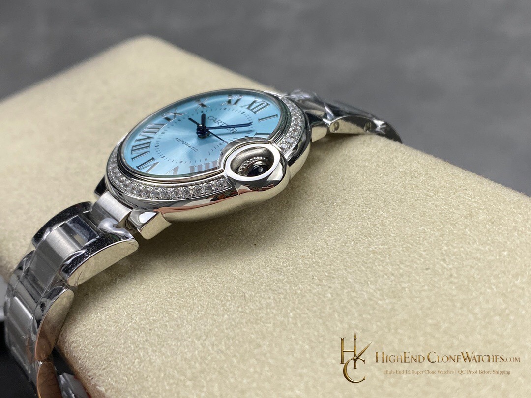 Cartier Ballon Bleu de Cartier W4BB0028 clasp detail super clone watch