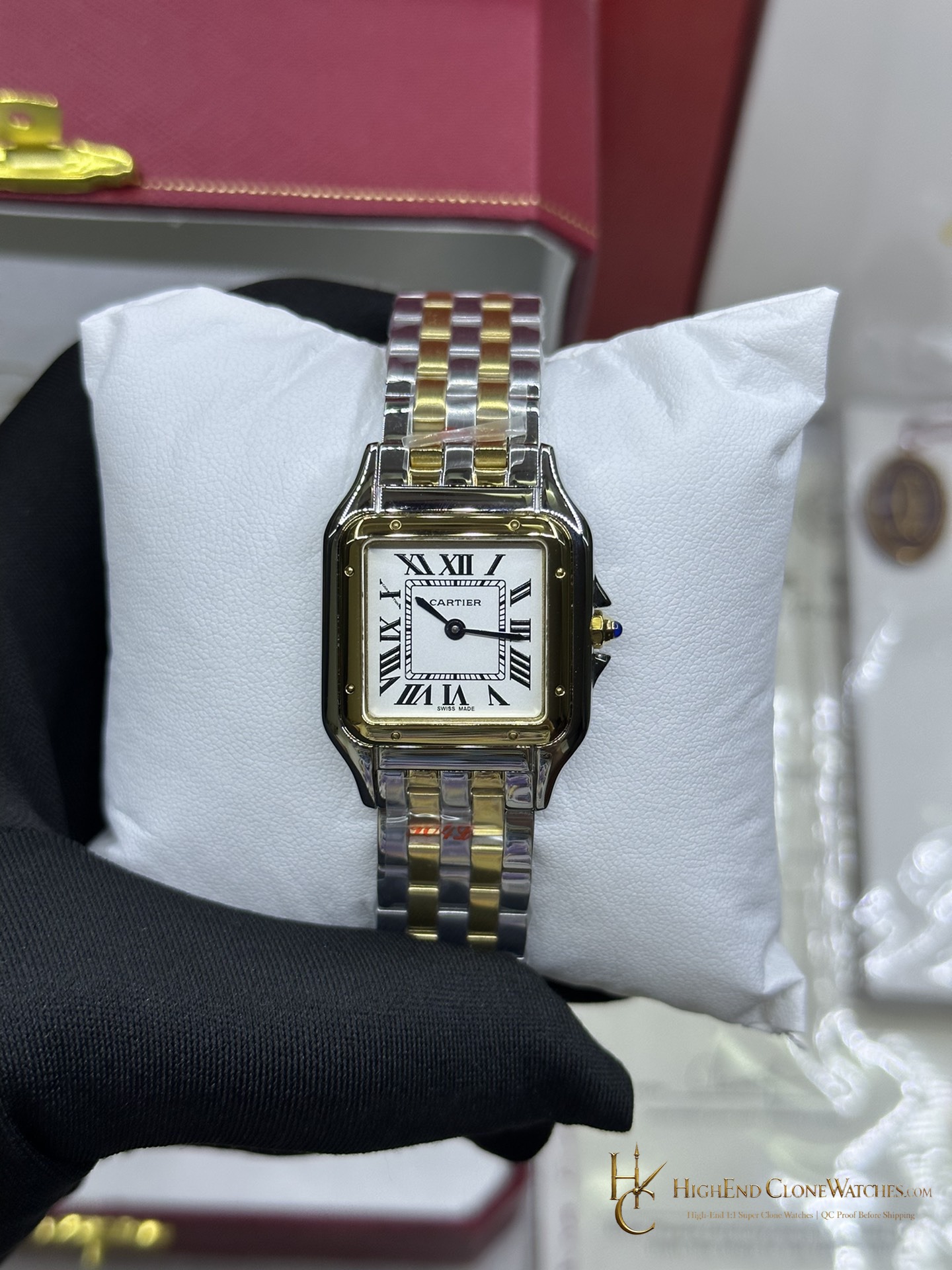 Cartier Panthere de Cartier W2PN0013 front view super clone watch