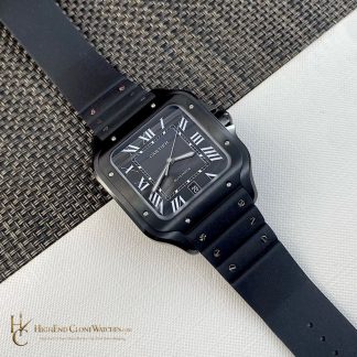 Cartier Santos de Cartier Large WSSA0039 angled dial view super clone watch