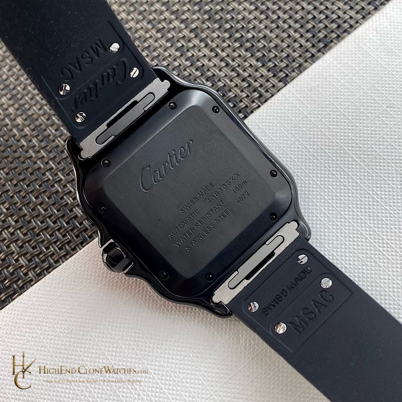 Cartier Santos de Cartier Large WSSA0039 clasp detail super clone watch