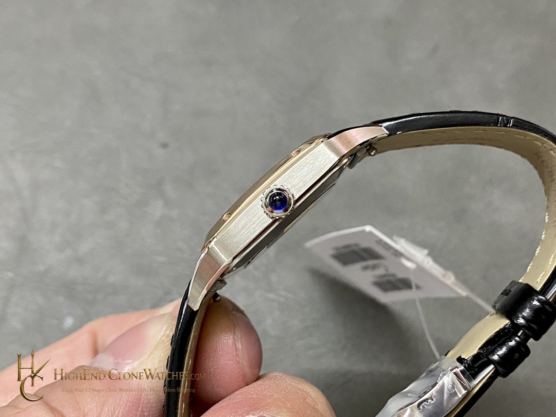 Cartier Santos-Dumont Large W2SA0012 bracelet or strap fit super clone watch