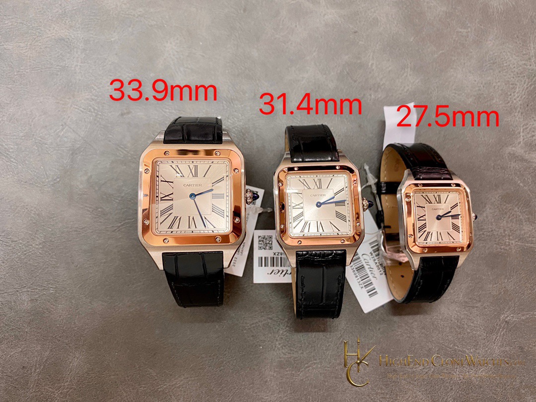 Cartier Santos-Dumont Large W2SA0012 wrist presentation super clone watch