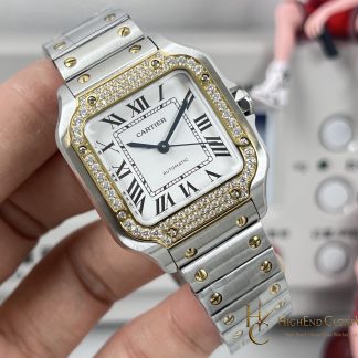 Cartier Santos-Dumont front view super clone watch