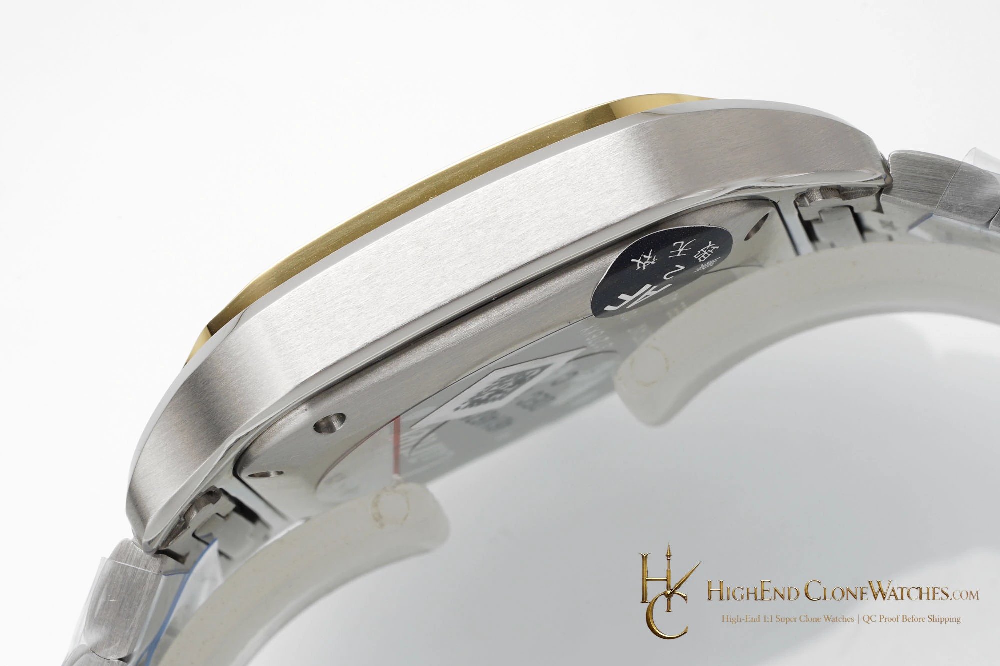 Cartier Santos-Dumont 35.1mm silver dial diamond bezel super clone watch - product view 7